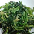 かさくまさん's cooksnap of when they made 簡単ほうれん草ナムル副菜.