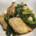 ほりみどり's cooksnap of when they made 鶏胸とほうれん草の味噌炒め♡.