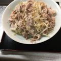 chicchi375's cooksnap of when they made 電子レンジで豚こまともやしの蒸焼き.