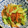 こげ岡's cooksnap of when they made ブロッコリーの茎と人参のきんぴら.
