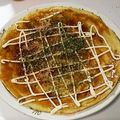 チプデ好き沙織ママ's cooksnap of when they made 簡単♬フワフワ♬ネギだけdeお好み焼き.