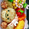 ゆりちゃんｗ♡'s cooksnap of when they made 【キャラ弁】トイプードルのお弁当.