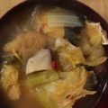 ルルルるか☆'s cooksnap of when they made 腸内改善きのこ汁.
