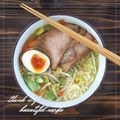 ramuneᐝiRo's cooksnap of when they made 具をのせて栄養プラス！塩ラーメン.