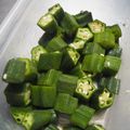 すゞなつ's cooksnap of when they made レンジdeオクラの白だし和え.
