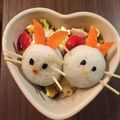 KKTI's cooksnap of when they made イースターウサギのパスタサラダ.