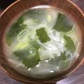 ぴころな's cooksnap of when they made 失敗なし！超簡単わかめスープ.