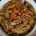 クックBNQ5PD☆'s cooksnap of when they made 1人分　白菜と豚ひき肉のカレースープ.