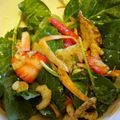 Lake☆Erie's cooksnap of when they made イチゴとほうれん草とナッツのサラダ.