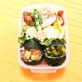 komutatata's cooksnap of when they made 簡単★パッカンおにぎりとおかずの作り方.