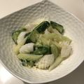 らざさん's cooksnap of when they made デパ地下デリ風＊イカとネギ塩だれのサラダ.