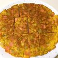 ☆YDK☆'s cooksnap of when they made お魚ソーセージと　ポテトのチーズオムレツ.
