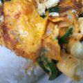 しまくまこ's cooksnap of when they made 簡単！ほうれん草&チーズ入りキムチ卵♪.