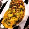 ゆひれmama＊'s cooksnap of when they made 簡単チーズほうれん草オムレツ.