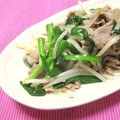 朝まと's cooksnap of when they made ﾆﾗ・豚・もやし炒め。.