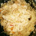 ✩bagi✩'s cooksnap of when they made 余ったお餅で!おこわ風カニ缶炊き込みご飯.
