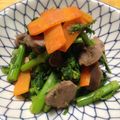 北京パンダ's cooksnap of when they made 菜花と砂肝やわらか炒め.