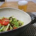 ダイナマイト漆黒's cooksnap of when they made レタスと海苔のまぜまぜサラダ.