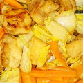 ゆず茶☆★'s cooksnap of when they made 鶏肉と白菜のオイスター炒め.