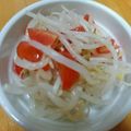 こうママ♡'s cooksnap of when they made トマトともやしのナムル.