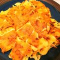☆８２５１☆'s cooksnap of when they made ねぎ大量消費☆カレーチーズチヂミ♡.