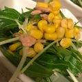 ぎんはる's cooksnap of when they made ☆簡単すぎ♪水菜とコーンとツナのサラダ☆.
