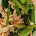 baby☆leaf's cooksnap of when they made からし菜のえのきツナ缶あえ.