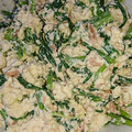 花ちゃん❣️'s cooksnap of when they made 春菊と豆腐のシーチキンマヨ.