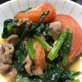 yurippii's cooksnap of when they made 簡単！ほうれん草とトマトのチーズ炒め.