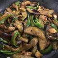 メルレンママ's cooksnap of when they made 豆板醤でピリ辛、鶏皮とナスの味噌炒め.
