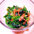 ゆうジュニア's cooksnap of when they made ほうれん草のごま風味.