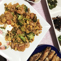 cocoa423's cooksnap of when they made 簡単な海老卵と夏野菜オイスターソース炒め.