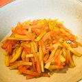まやチャン's cooksnap of when they made ◆じゃがいもと人参のメープルきんぴら◆.
