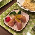 ｘｘyuzumikanｘｘ's cooksnap of when they made かぼちゃくるくる　ハムカツ.