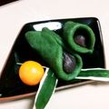 REYREYR's cooksnap of when they made とろける食感　米粉よもぎ団子.