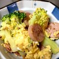 map2511's cooksnap of when they made ウィンナーとブロッコリーの玉子炒め.