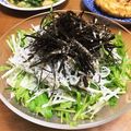 YUKIKI☆'s cooksnap of when they made 大根としらすと水菜のサラダ.