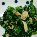 sa☆ku☆ra's cooksnap of when they made 簡単副菜☆大根の葉とツナ缶のレモン和え.