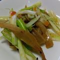 きつねどんべい's cooksnap of when they made おつまみ！焼きネギとメンマのピリ辛和え♪.