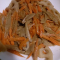 ナンキンハゼ's cooksnap of when they made れんこん・にんじん・ごぼうのきんぴら.