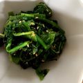 きむわ's cooksnap of when they made 失敗知らず＊ほうれん草（青菜）のごま和え.