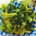 ぴやぴやおやつ's cooksnap of when they made 簡単★なばなのおひたし辛子添え.