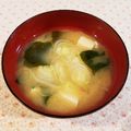 Richland☆Y's cooksnap of when they made 簡単！ワカメと豆腐のお味噌汁★夫の料理.