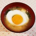 Richland☆Y's cooksnap of when they made 落としたまご入り味噌汁.