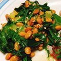 oimo123's cooksnap of when they made 小松菜と納豆のめんつゆナムル。.