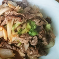 かこみ's cooksnap of when they made 牛肉と白菜しいたけのオイスターソース炒め.