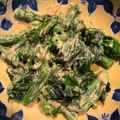 yorako's cooksnap of when they made 簡単♪菜の花のピーナッツバターマヨ和え.