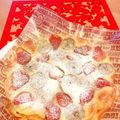 ☆３匹の子ぶた☆'s cooksnap of when they made 苺とバナナのくクラフティ.