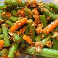 87chi's cooksnap of when they made いんげんとにんじんのごま和え.
