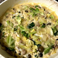 ☆やなすえ☆'s cooksnap of when they made キャベツとひき肉の卵とじ.